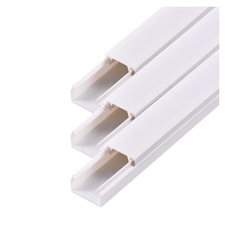 รางทรังกิ้ง ELECKTA 1020x1 ม. สีขาว แพ็ค 2 ชิ้น CABLE TRUNKING ELECKTA 1020X1M WHITE 2-EA/PACK