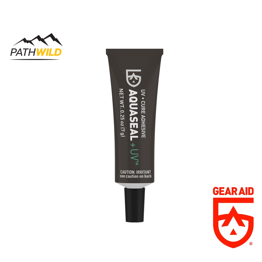 อุปกรณ์ซ่อมแซมเสื้อผ้า และอุปกรณ์กันน้ำ GEAR AID AQUASEAL + UV FIELD REPAIR ADHESIVE 0.25 oz