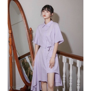 พรี Violet Dress น่าร๊ากก เดรสม่วง