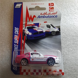 majorette ford mustang boss Dubai ambulance super Cars สีชมพู