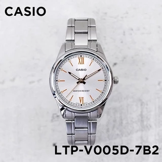 (กล่องคลีม) นาฬิกาคู่ Casio ชาย/หญิง 40/28 มม รุ่น MTP-V005 LTP-V005 LTP-V005D ของแท้ รับประกันศูนย์ 1 ปี