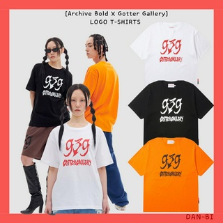 [Archive Bold 939 X Gotter Gallery] เสื้อยืดลําลอง แขนสั้น พิมพ์ลายโลโก้ สไตล์เกาหลี 3 สี