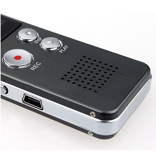 บันทึกเสียงRechargeable External Mic 4GB Voice Activated USB Digital Audio Voice Recorder