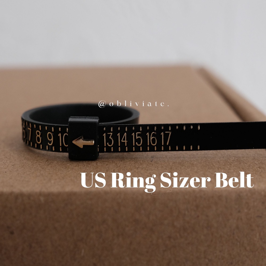 US Ring Sizer USA เทปวัดเข็มขัดเครื่องมือ obliviate เครื่องประดับ