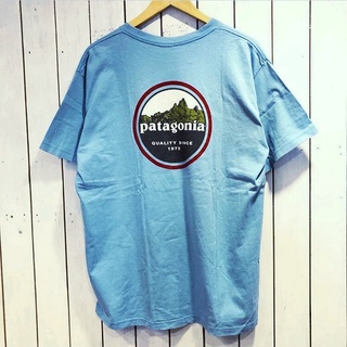 เสื้อแจ็กเก็ตแขนสั้น พิมพ์ลายตัวอักษร Patagonia Spot สไตล์คลาสสิก สําหรับคู่รัก