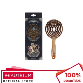 YAO Moving Circle Boar Brush Wooden Texture หวี