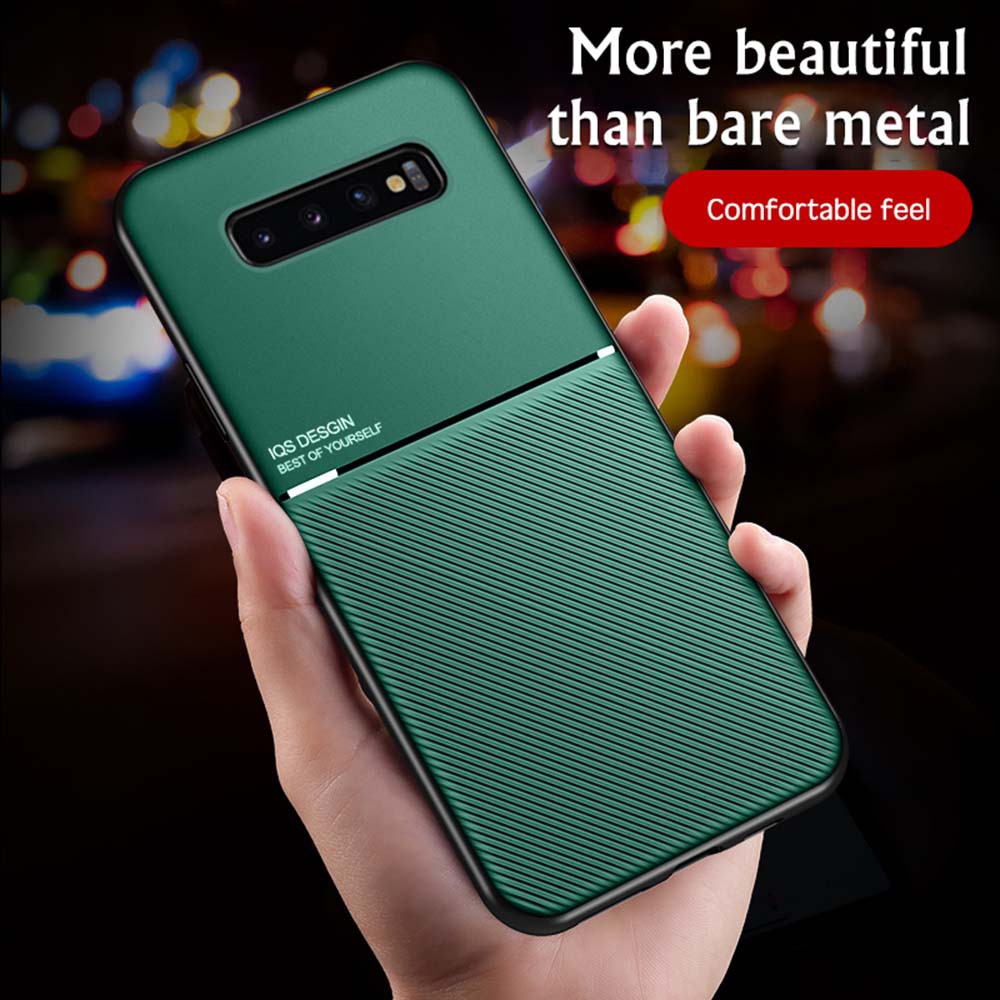 Samsung Galaxy S21 S20 S10 S9 Plus S21 S20 Ultra S20 S21 FE หรูหรา หนังสัตว์ เนื้อผ้า รถยนต์ แม่เหล็ก บาง อ่อนนุ่ม กันกระแทก เคสโทรศัพท์มือถือ
