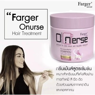 Farger O nurse #ฟาเกอร์ #ทรีทเมนท์#บำรุงผม #แฮร์ #แดเมท #รีแพร์ริ่ง บำรุงลึกถึงแกนผม