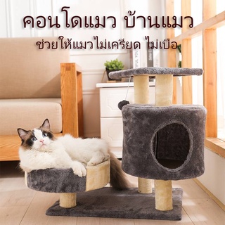 🐈🐈คอนโดแมว บ้านแมว ลับเล็บแมว บ้านต้นไม้