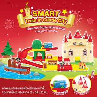 Dugro Smart Train in Castle City ตัวต่อรถไฟเมืองรถรางอัจฉริยะะ เพื่อการเรียนรู้