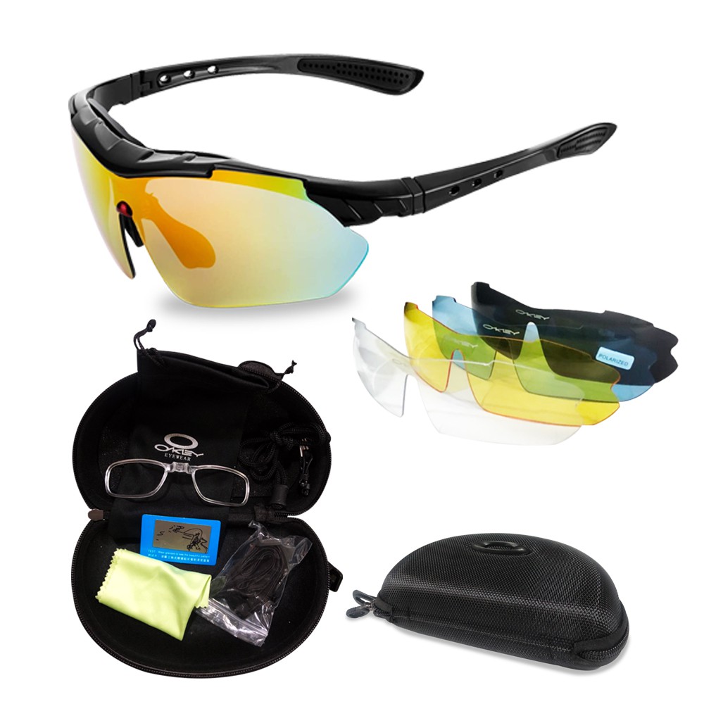 OKEY แว่นตากันแดด เลนส์ Polarized แม่เหล็กสไตล์วินเทจ เปลี่ยนเลนส์ได้ 5 เลนส์