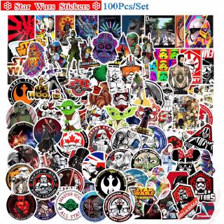 สติ๊กเกอร์ลาย Star Wars - Series C Diy หลากสีสัน 100 ชิ้น / ชุดสติ๊กเกอร์