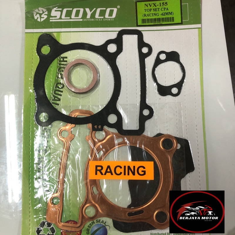 ประเก็นบน yamaha Nvx155 /y16 62/63/65 mm (ทองแดงหัว)