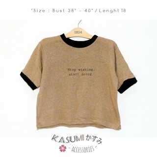 เสื้อแขนสั้น kasumi かすみ 🐇🌸