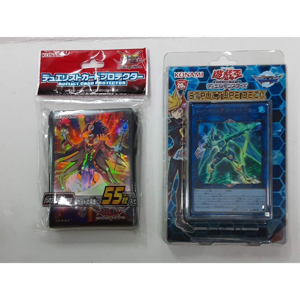 Konami Yugioh ARC-V OCG Duelist Card Sleeve Performapal Sleight Hand Magician + โครงสร้างดาดฟ้า: Mas