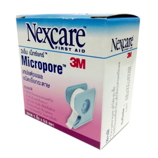 NEXCARE 3M MICROPORE ไมโครปอร์ เทปแต่งแผลชนิดเยื่อกระดาษ สำหรับผิวบอบบาง แพ้ง่าย