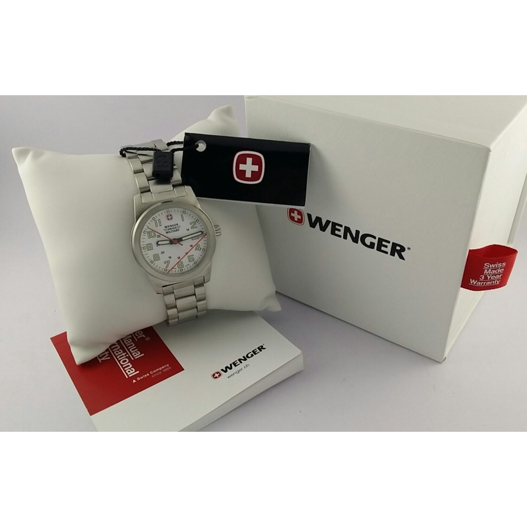 นาฬิกา WENGER WOMEN'S 72939 WHITE DIAL FIELD พร้อมกล่อง (ใหม่)