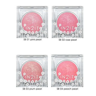 IN2IT Sheer Shimmer Blush SB อินทูอิท เชียร์ ชิมเมอร์ บลัช บลัชออน เนื้อชิมเมอร์ 4g.