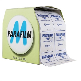 Parafilm M, พาราฟิล์ม เอ็ม  4 นิ้ว ยาว 125 ฟุต (เทปสำหรับพันกิ่งต้นไม้  LaboratoryFilm)