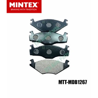 Mintex ผ้าเบรคหน้า (ของอังกฤษ) (brake pad) VOLKSWAGEN (VW) Golf II 1.0 - 1.8 ปี 1983-1992, Jetta ปี 1983-1988, Passat