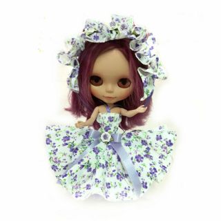 ชุดตุ๊กคา บลายธ์ กระโบงบาย มาหร้อมที่คาดผมผ้า ตุ๊กตาบลาย Blythe Doll Dress Clothes