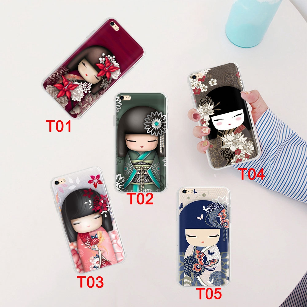 ปลอก Soft สําหรับ OPPO Reno 2F 4Z 6 5F 6Z 5 5Z 2Z 4F 3 4 Lite SE Pro ฝาครอบ 142GT ญี่ปุ่น Kokeshi ตุ