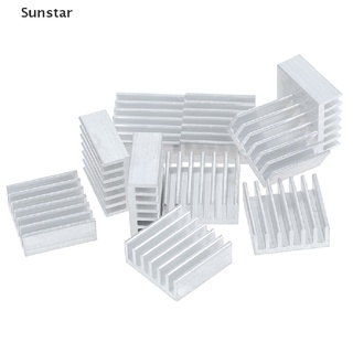 [Sunstar] ฮีทซิงค์อลูมิเนียมระบายความร้อน 14x14 X 6 มม. 10 ชิ้น