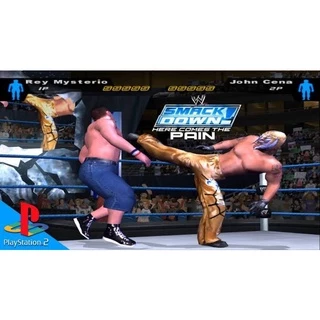 แผ่นเกมส์Ps2 - มวยปล้ำSmackdown Here comes The Pain แผ่นคุณภาพดี เก็บปลายทางได้✅✅