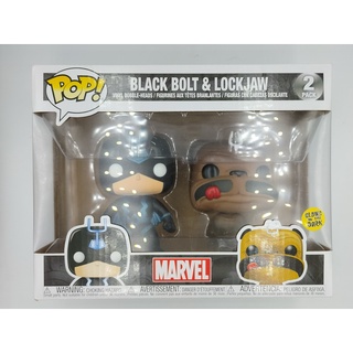 2 Pack Funko Pop Game Marvel - Black Bolt &amp; Lockjaw [ เรืองแสง ]