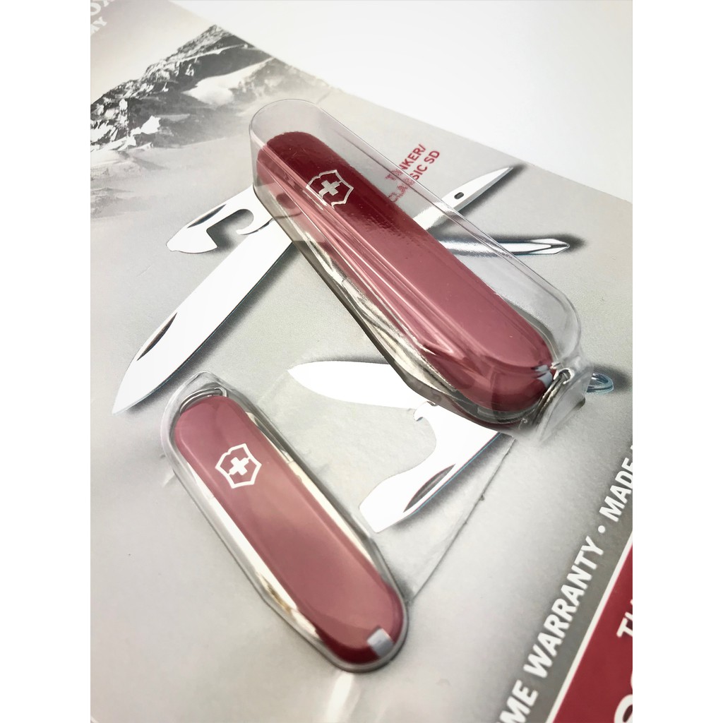 Victorinox Swiss Army Tinker and Classic Knife Combo,Red