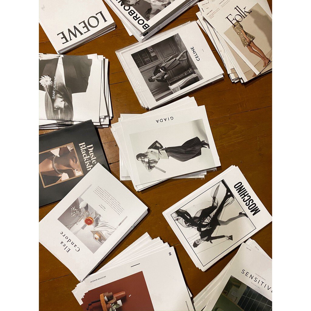 〃 Magazine (SET B) NEW พร็อพถ่ายรูป〃 พรอพถ่ายสินค้า หนังสือถ่ายรูป หนังสือคาเฟ่