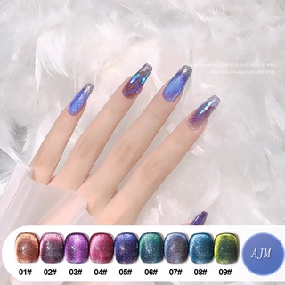 บ้านเล็บออเจ้า- สีเจลทาเล็บ ยาทาเล็บเจล ASฝาแหลม สีเจลทาเล็บ AJM