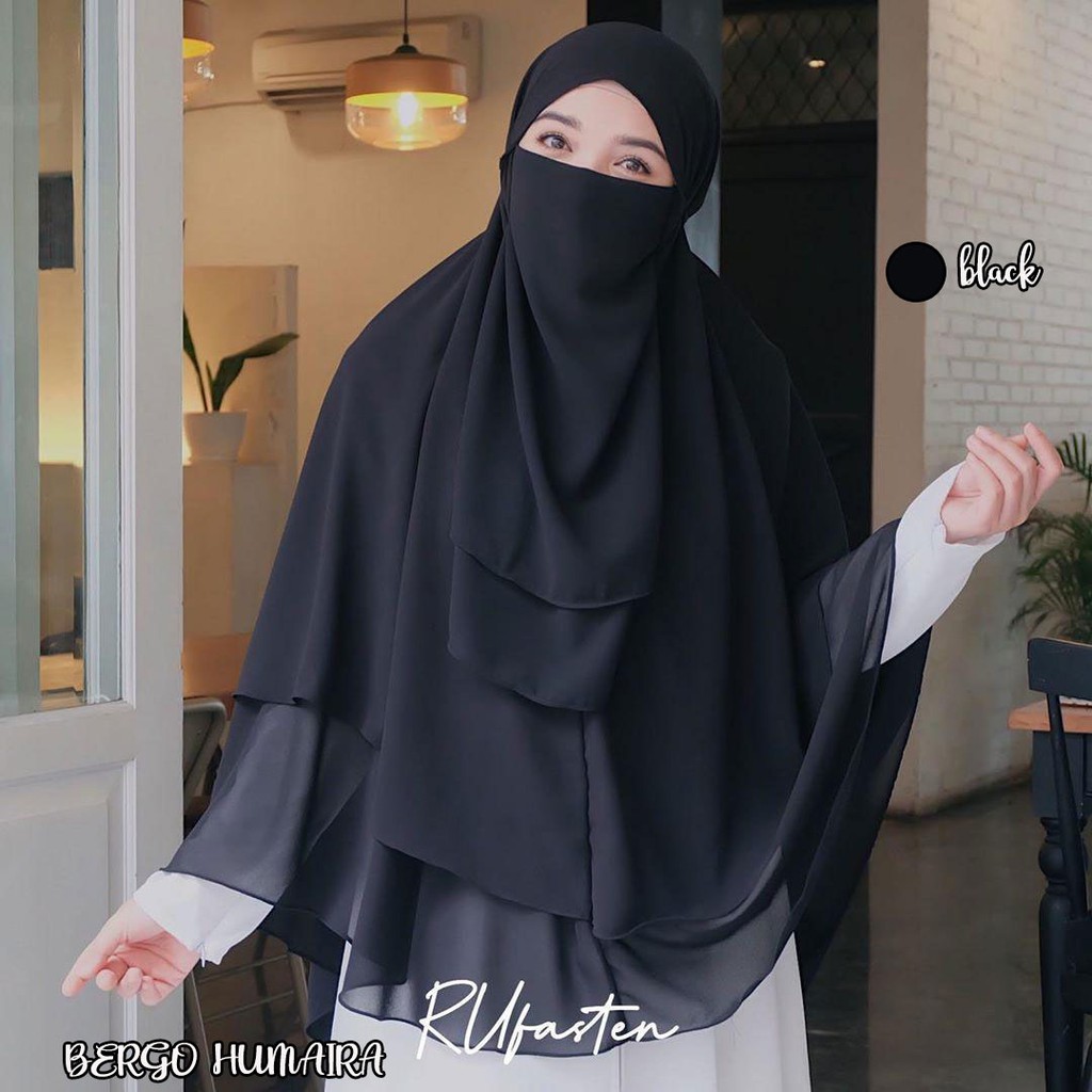 Humaira Instant ANTI CORONA HIJAB/KHIMAR PET/KHIMAR SYARI/KHIMAR 2 LAAYER/HIJAB Antem