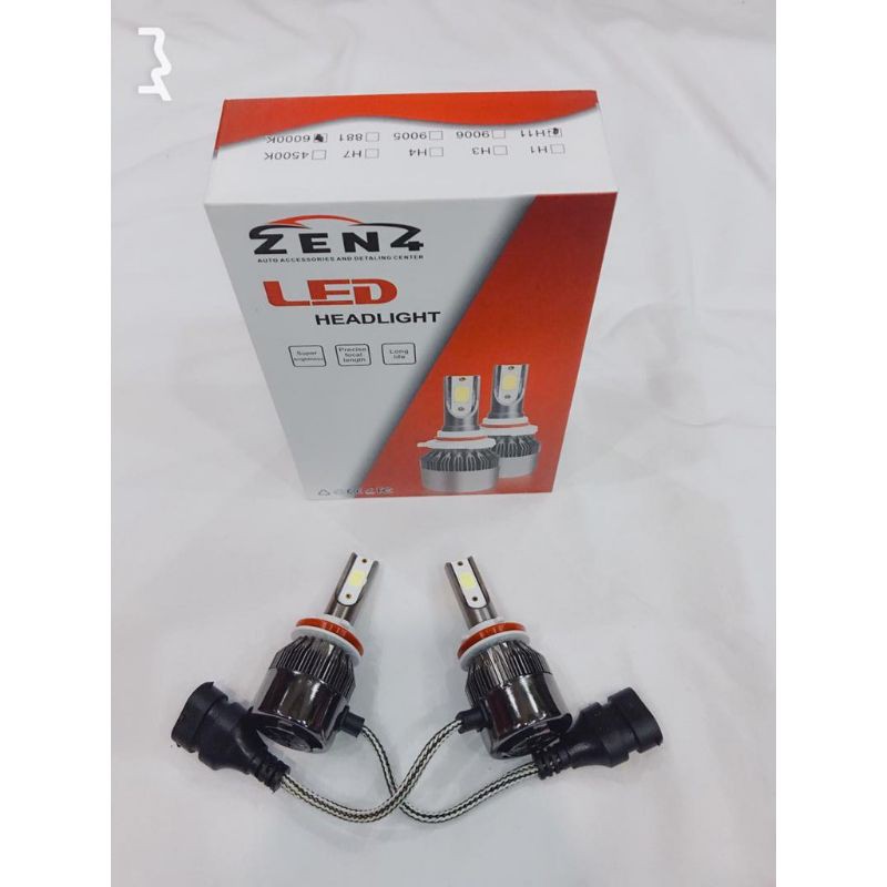 ไฟหน้ารถ LED ZEN4 TOMAHWK LED 4300k/6000k zen4 H4/H11/9006/H7 led H11 led ไฟหน้า LED LED