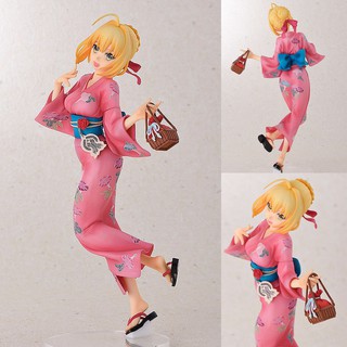 Figure ฟิกเกอร์ จาก Fate Grand Order เฟท แกรนด์ออเดอร์ Saber เซเบอร์ Nero Claudius Yukata ยูกาตะ Version 1/8 Scale