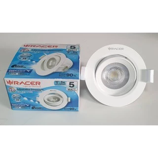 DOWNLIGHT LED 5W ดาวน์ไลท์ โคมดาวน์ไลท์ปรับมุมได้ ทรงกลม 5 วัตต์ (แสงขาว,แสงเหลือง) LED ADJUSTABLE DOWNLIGHT 5W