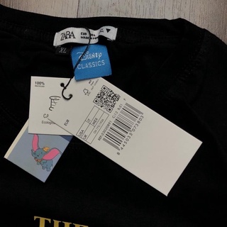 ZARA ใช้หลายอย่าง... เสื้อยืด ลาย The Lion King Fulltag และฉลาก สีดํา