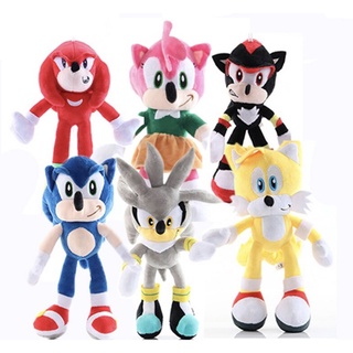 【คลังสินค้าพร้อม】30 ซม.sonic the hedgehog ตุ๊กตาโซนิคตุ๊กตายัดไส้ของเล่นเด็ก / หลากสี