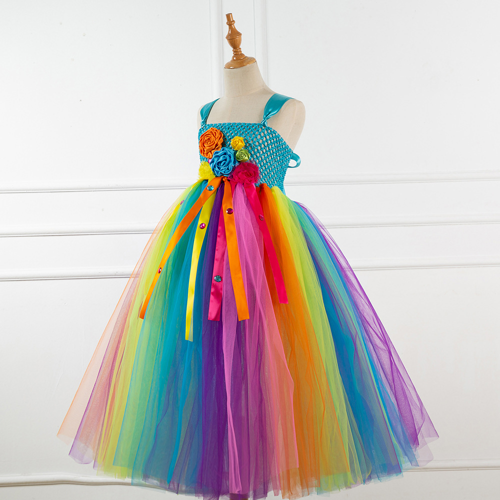 colorful theme party dress