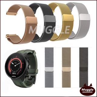 เคส Suunto 7 Suunto 9 Baro / Spartan Sport Wrist HR 24 มม สายซิลิโคน สําหรับ สายนาฬิกา Suunto 9 GPS Baro strap