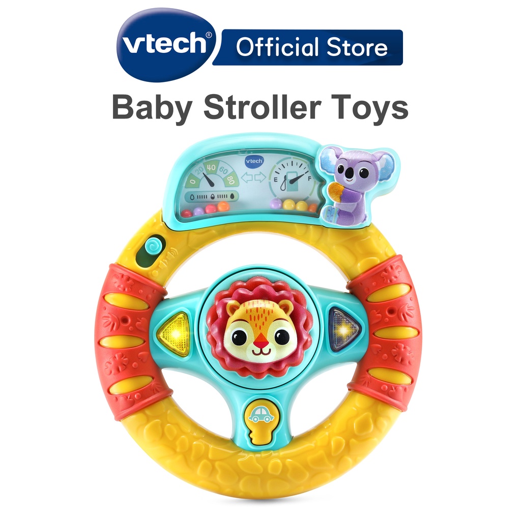 VTech Stroller Toys [Grip & Go Steering Wheel] on baby gear / infant carrier Baby Toys 3 -12 เดือน ของเล่นเด็กติดรถเข็น