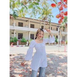 มินิเดรสแขนสมอคแต่งโบว์ เนื้อผ้าลินินเกรดดี ใส่แล้วน่าร๊าก❤️❤️ ทางร้านทำมาแบบสมอคหลังยืดได้เยอะ สาวอวบ อกใหญ่  ใส่ได้ค่ะ