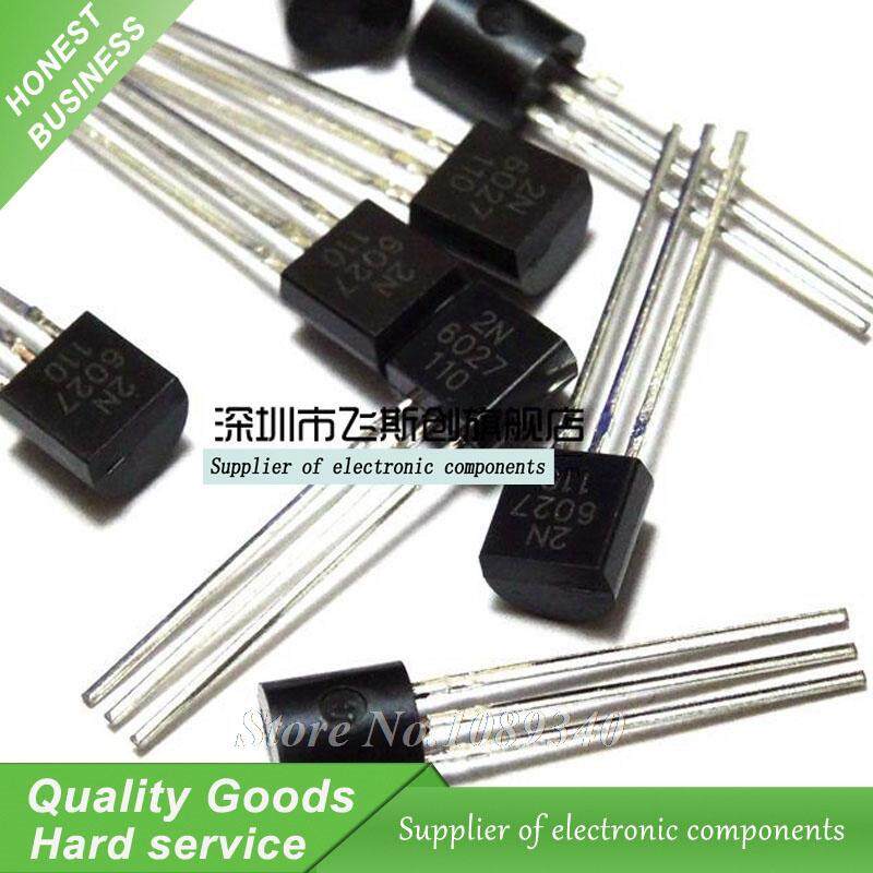10PCS 2N6027 6027 TO-92 โปรแกรมเฟสเดียวทรานซิสเตอร์ใหม่