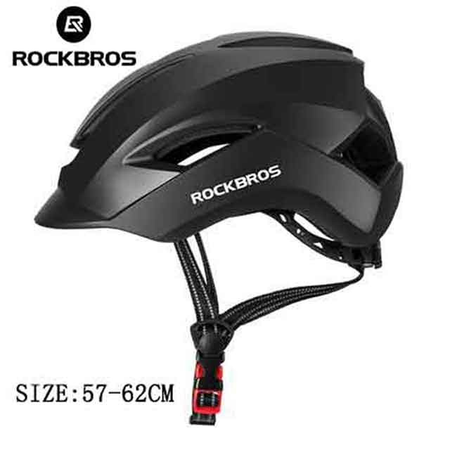 【TH Delivery】ROCKBROS หมวกกันน็อคจักรยาน ใช้ได้ทั้งชายและหญิง ปรับรอบศีรษะได้ 57-62 ซม.