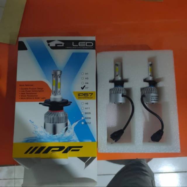 หลอดไฟรถยนต์ LED IPF H7 6000K ORIGINAL
