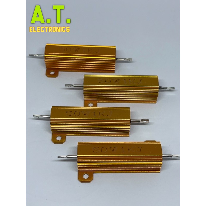 r50w ถูกสุด! Resistor 50W 0.1 Ohm-22 Ohm งานไต้หวัน ส่งทุกวัน