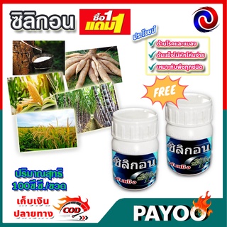 🔥ลด 50% ใส่โค้ด INC8LZ3🔥 ซิลิกอน 100 ซี.ซี.ซื้อ1แถม1 (ปุ๋ยน้ำ อาหารเสริมพืช ฮอร์โมนพืช)