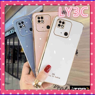 Ly3c เคสซิลิโคนนิ่ม ขอบตรง สําหรับ Redmi 10c 9c 9a 10a 9t 9 10 8 8a