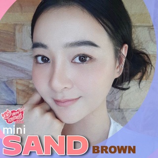 คอนแทคเลนส์ รุ่น mini sand brown / mini sand gray คอนแทคเลนส์สีธรรมชาติ