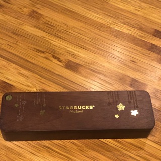 Starbucks กล่องไม้ใส่ของ